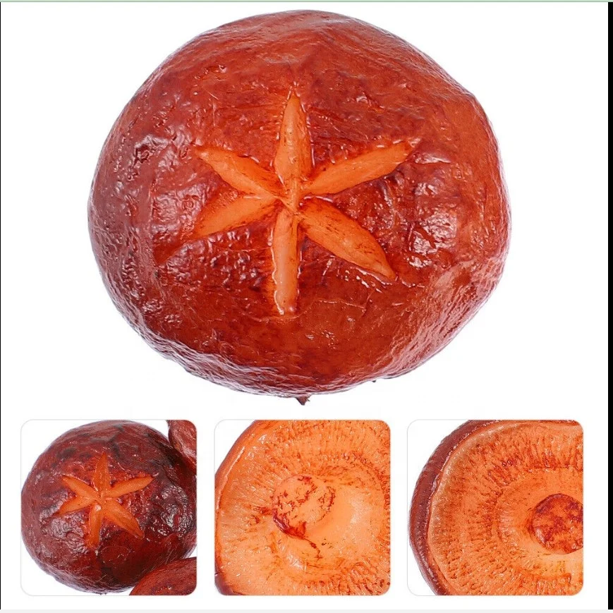 artificial mushroom Lifelike Decorative Artificial Plastic Fake vegetable for Easter
