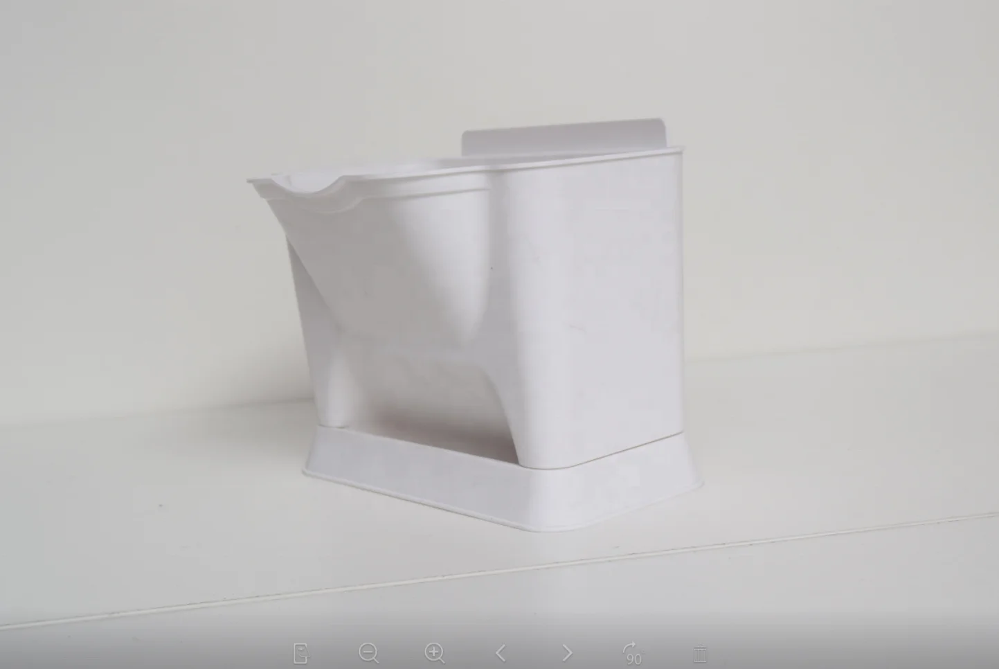 8' PVC Slatwall Accessories Wall Decorated Large Wall Hanging Flower Pot for Garage Wall