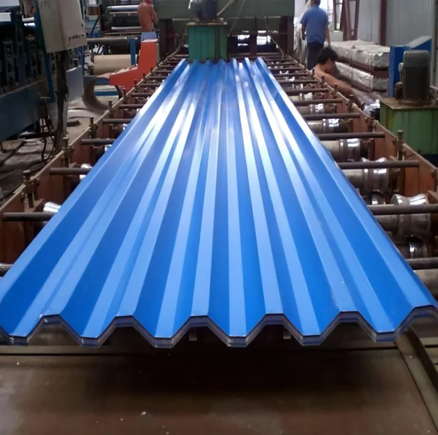 High Quality Pre Painted Galvanized Steel Color Coated Corrugated Steel Coil Sheet Metal Roofing for Sale