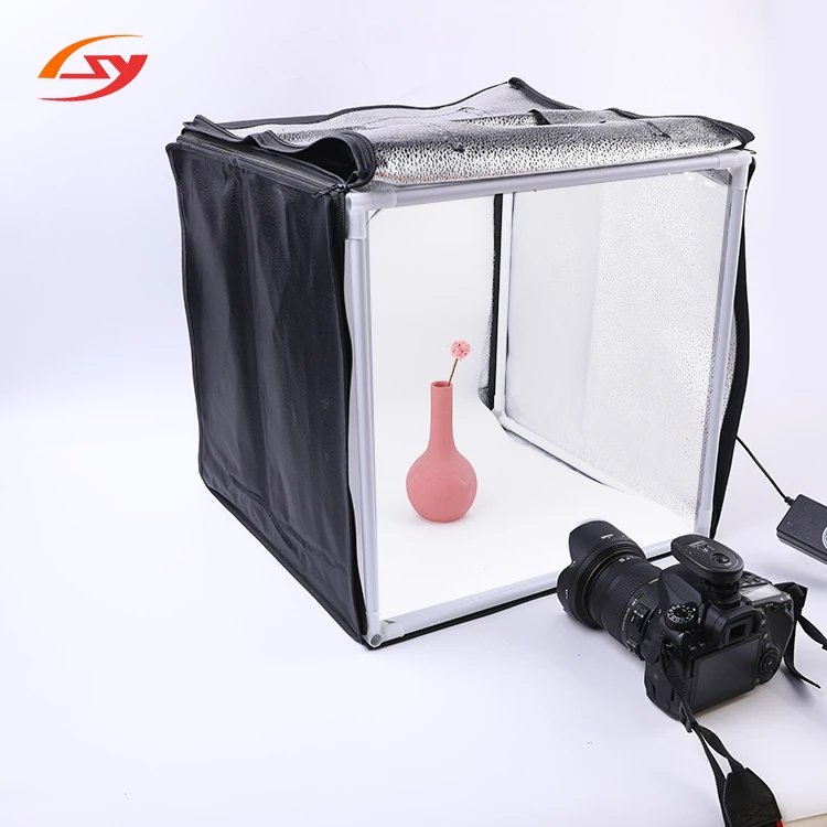 Портативная Складная светодиодная вспышка световая коробка фоновая подставка для студийной фотосъемки