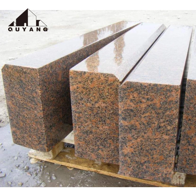 Wholesale Chinese Red Price Border Road Granite Curb Stone Kerb Stone Granite Kerbstone Granite Curbstone