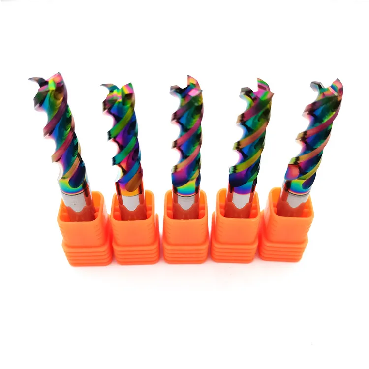 HRC65 HRC55 ENDMILL 4 flute 3f 2f cutter endmill high quality high performance manufacturer flat carbide square endmill