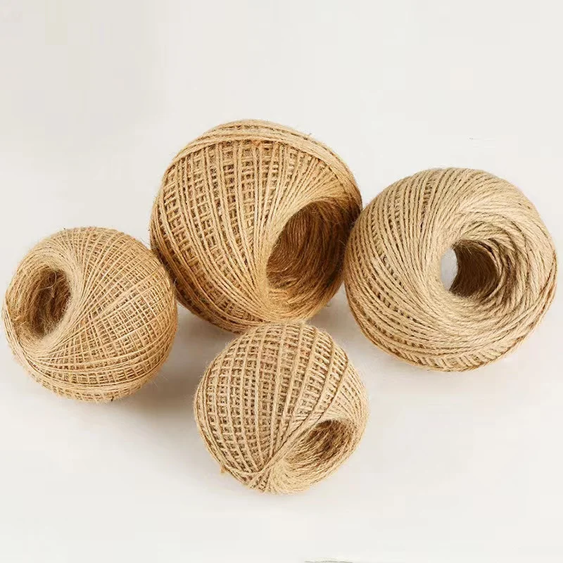Factory Direct Supply 6-60mm Natural Jute Rope Twisted Manila Rope Hemp Rope for Craft Decorative Landscape