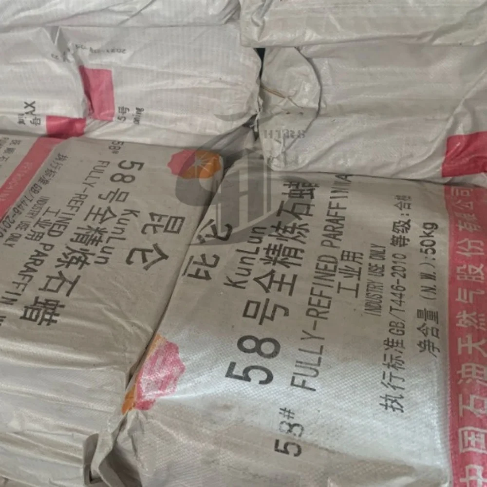 Top Quality Fushun Petrochemical Kunlun Brand Fully Refined Paraffin Wax 58-60 Deg. C