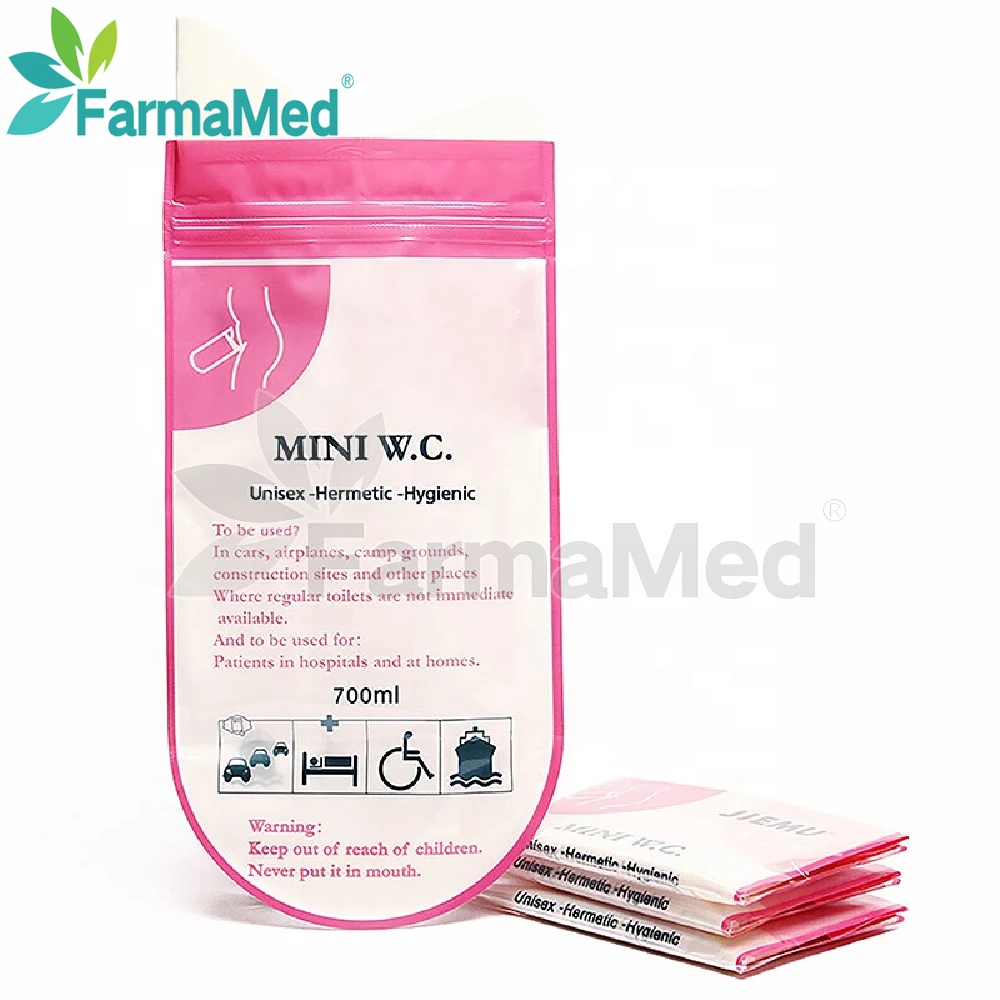 Outdoor emergency urinate bag disposable urinal bag emergency portable car urinal bag