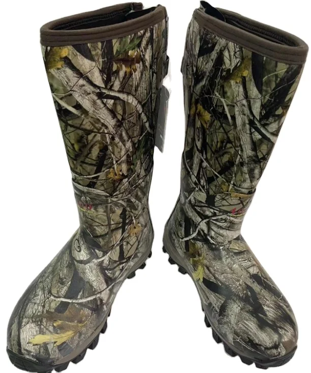 neoprene rubber boots  Long Waterproof Breathable Fishing Boots Neoprene Rubber Farm Yard Garden Chore Muck Boots