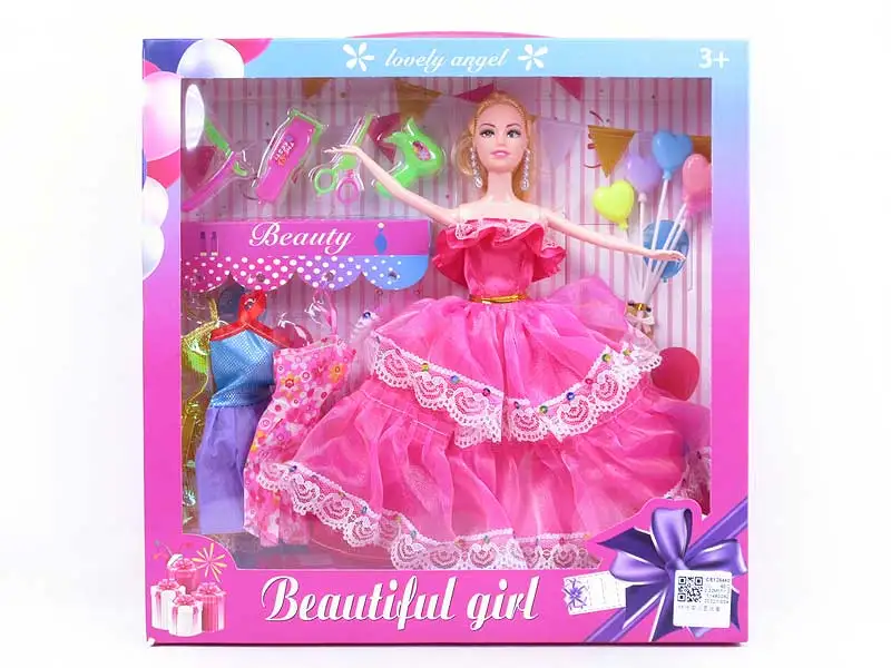 Jinming 2024 New Girl Toy Wardrobe 11inch Baby Doll Toy Set for Kids Gift Mini Fashion Cartoon Dolls Plastic Toys