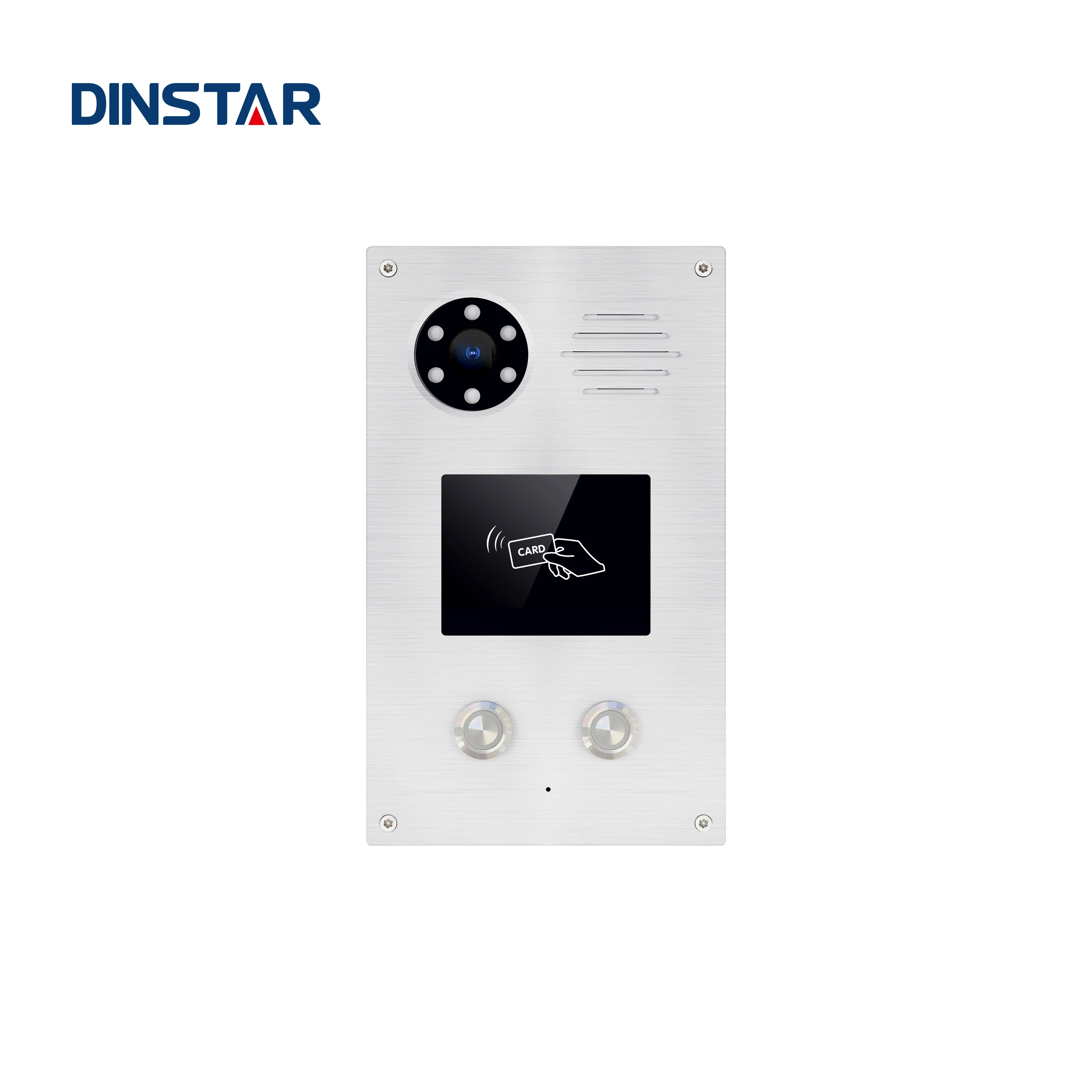 DP85 новинка Двухкнопочный SIP-домофон с высоким