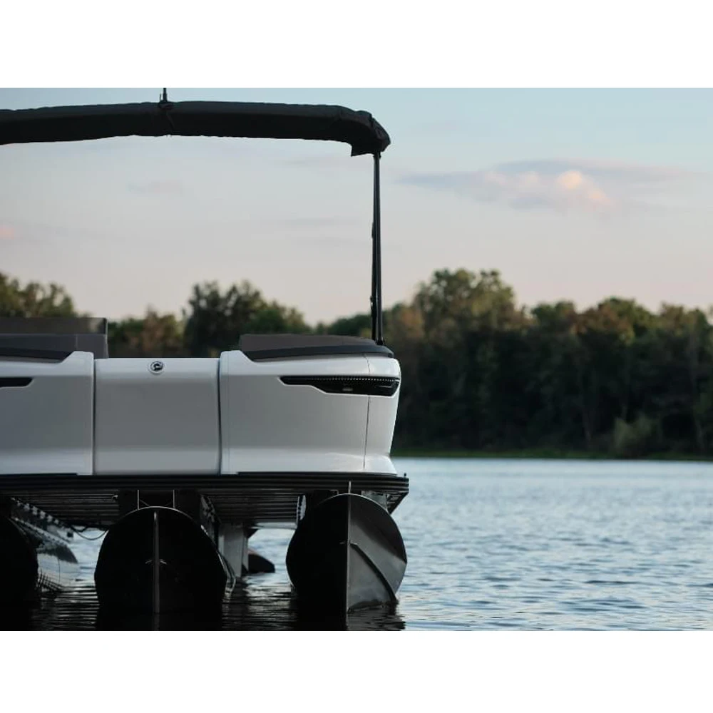 Custom-built Upscale Houseboat Fishing Pontoon in Aluminum for Sale