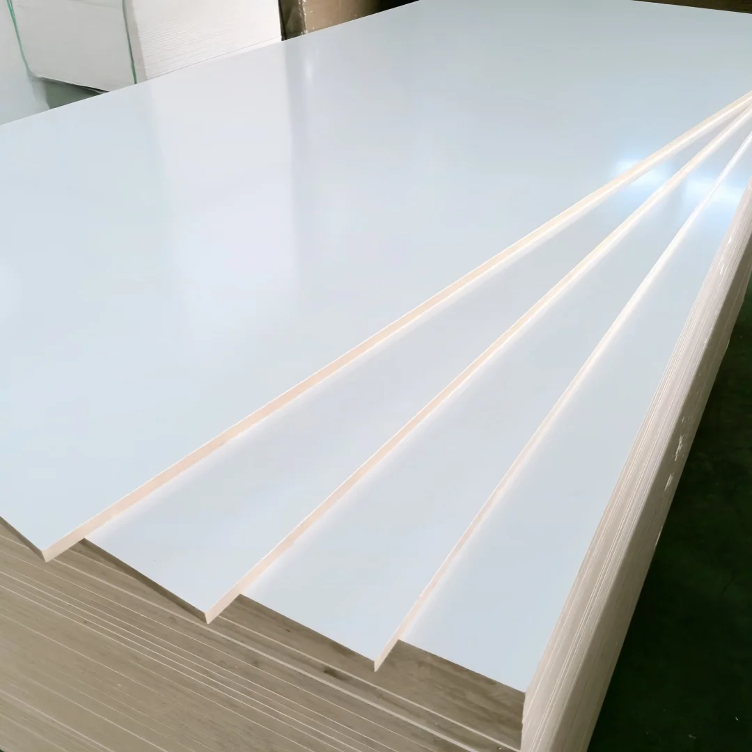 Wholesale Custom 18mm Thick Melamine Chipboard Board E1 Formaldehyde Emission Fiberboard for Furniture & Kitchen Cabinets