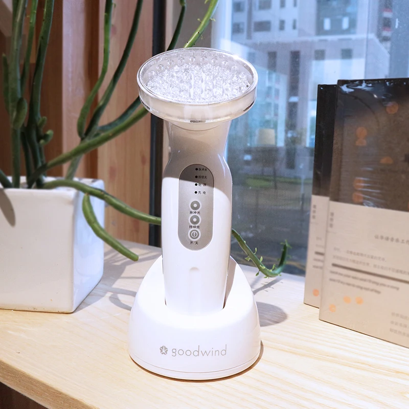 Blue Light Therapy Acne Treatment device handle Anti Wrinkle Facial Massager Skin care Face Lift Machine