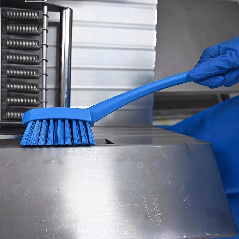 Food factory Long Handle Brush with Square Head Food Grade Brushes with Long Handle Industrial Equipment Cleaning Brushes