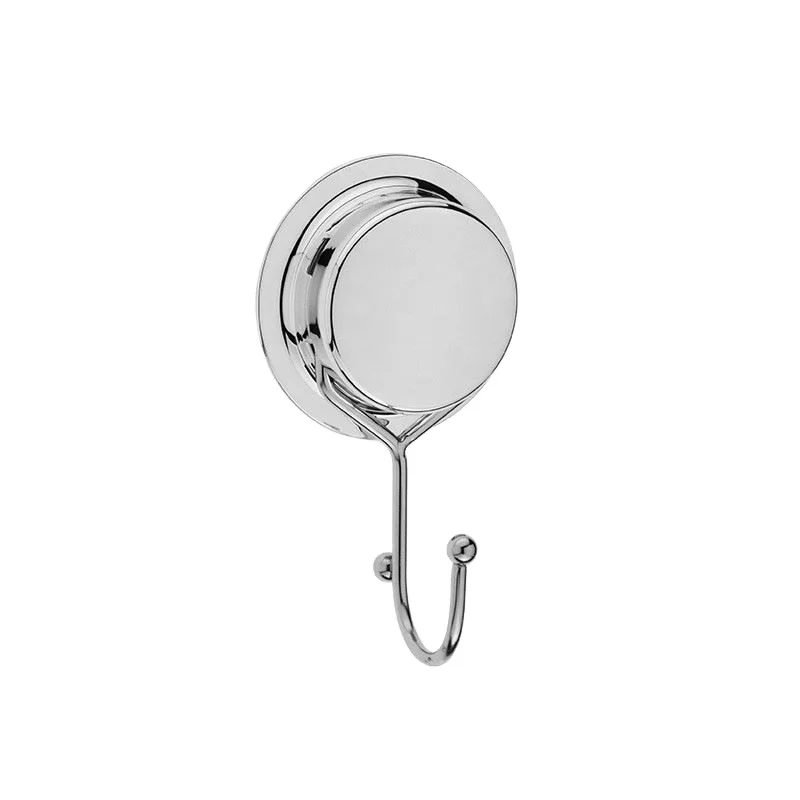 Customized Wall Mounted Suction Cup Clothes Handbag Hanger Metal Single Coat Hook  Shower Heavy Duty Vacuum Suction Shower Hooks