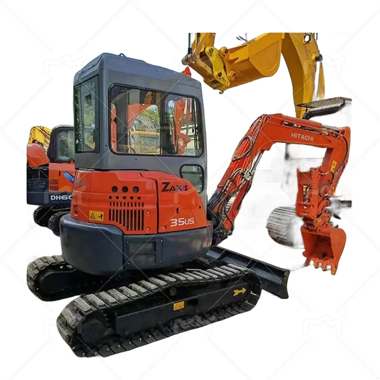 Used 3.5t Hitachi Excavator Zx35 Mini Digger Secondhand Original Hitachi Zx35u-5A Japan Mini Machine Track Digger for sale