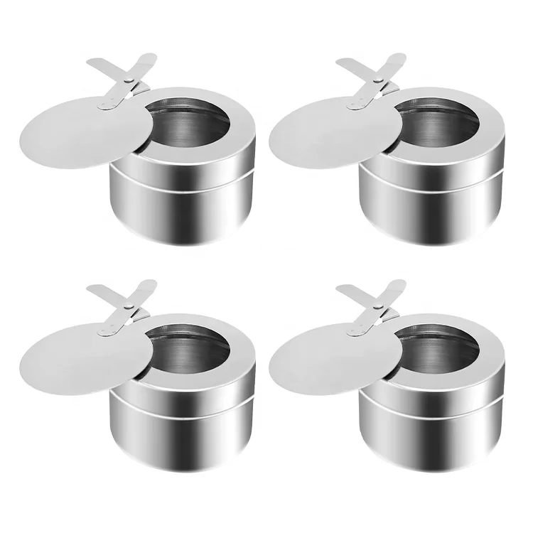 Fuel Holder With Cover Stainless Steel Chafer Fuel Chafer Canned Heat Fuel Box For Chafer Buffets Catering