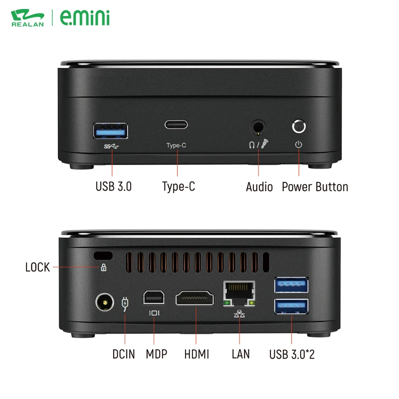 
Types Of 12V Win10 Linux i5 NUC PC Mini Computer System Unit 