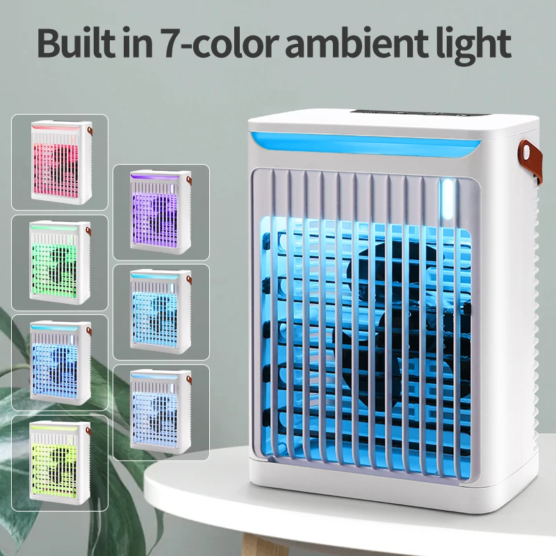 3GOLD Wireless Portable Mini Desktop Air Conditioner Fan Personal Space 3 Wind Speed Cooler Air Cooling Water Fan