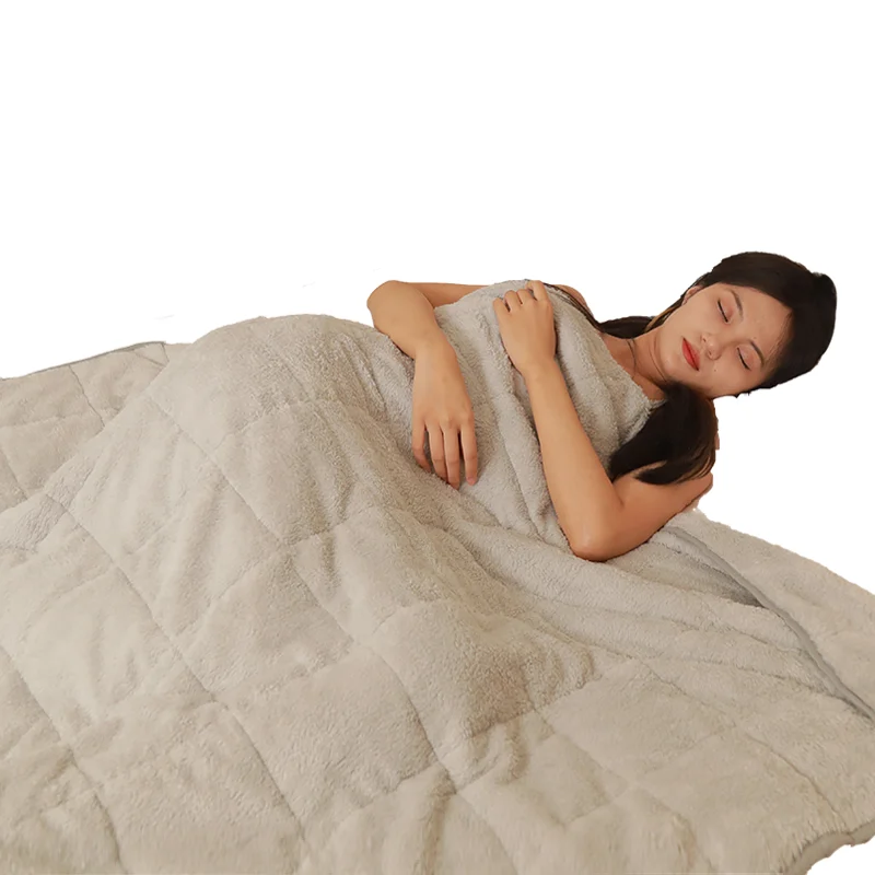 Ультра мягкое утяжеленное одеяло в современном стиле с шерстяным одеялом подходящее для всех сезонов взвешенного дивана