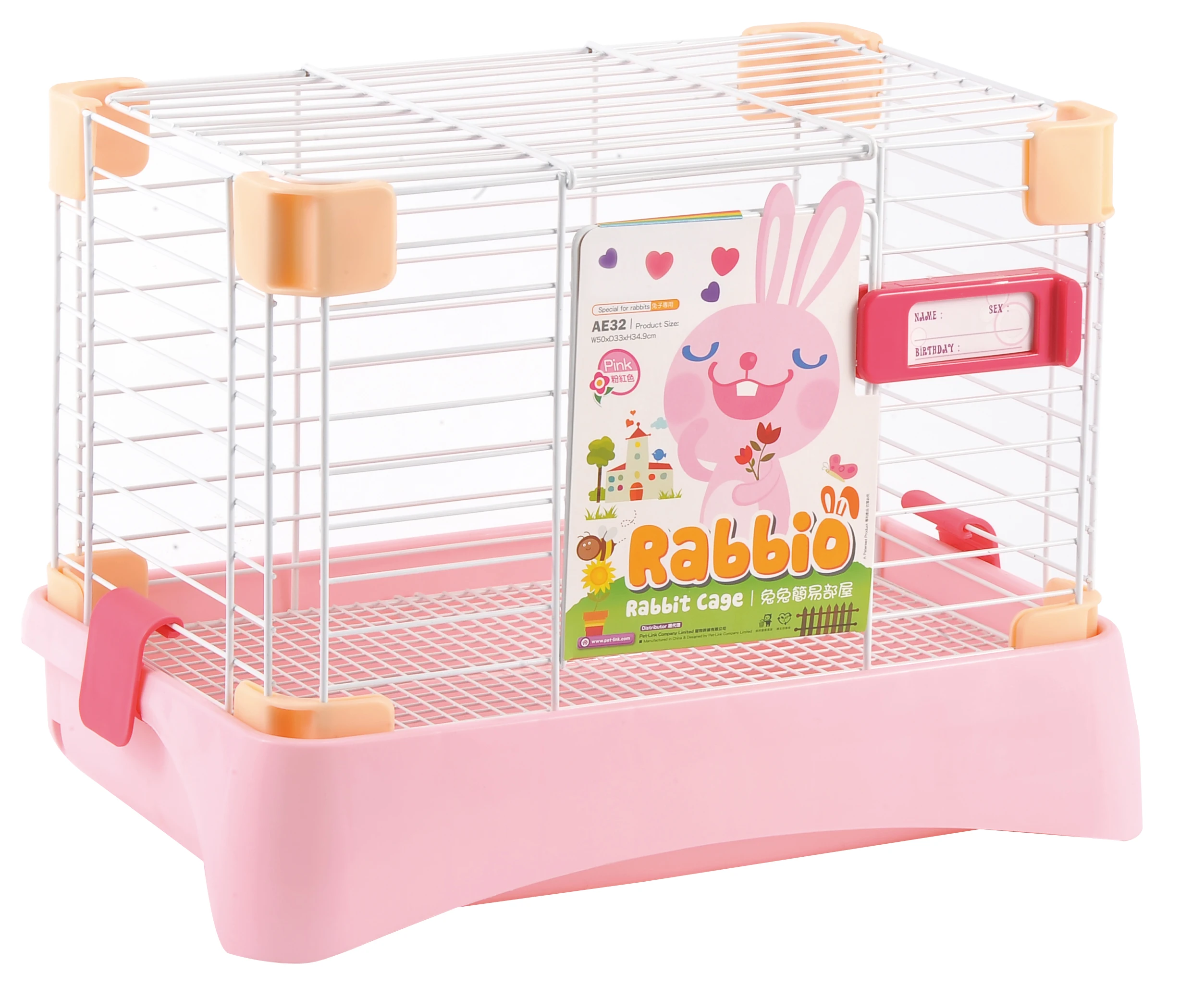 Wholesale Indoor House Acrylic Rabbit Chinchilla Cage Luxury Cage For Small Animals Pet House