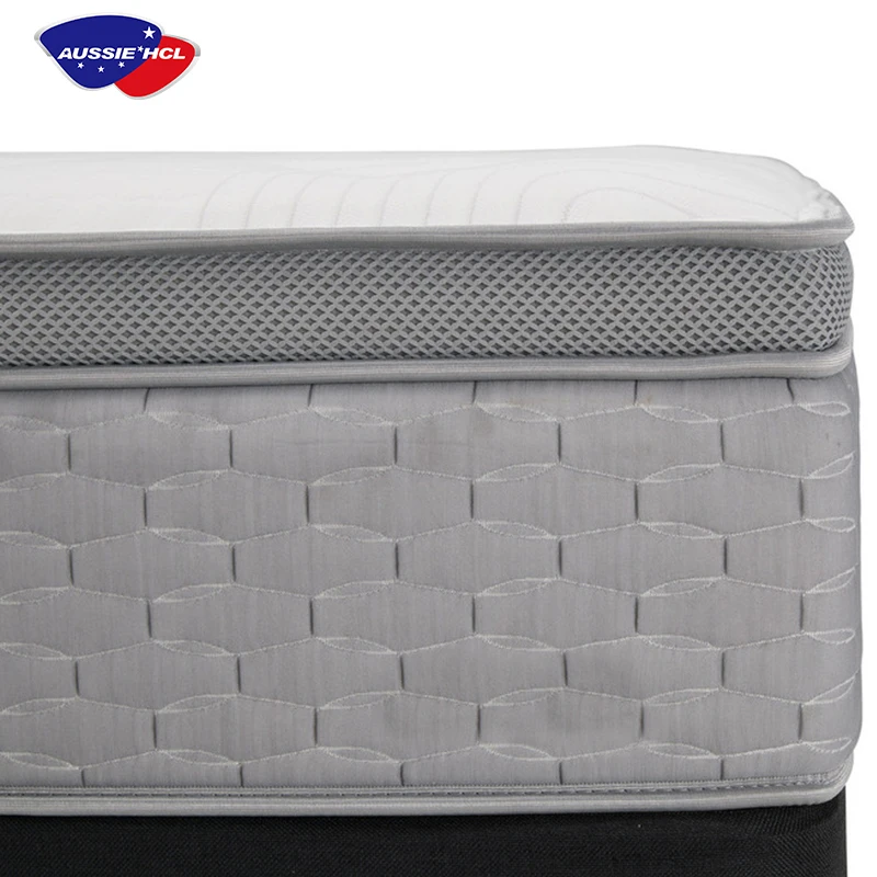 King queen single size Matratze Colchon mattress in a box wholesale euro top brands size memory foam pocket spring mattress