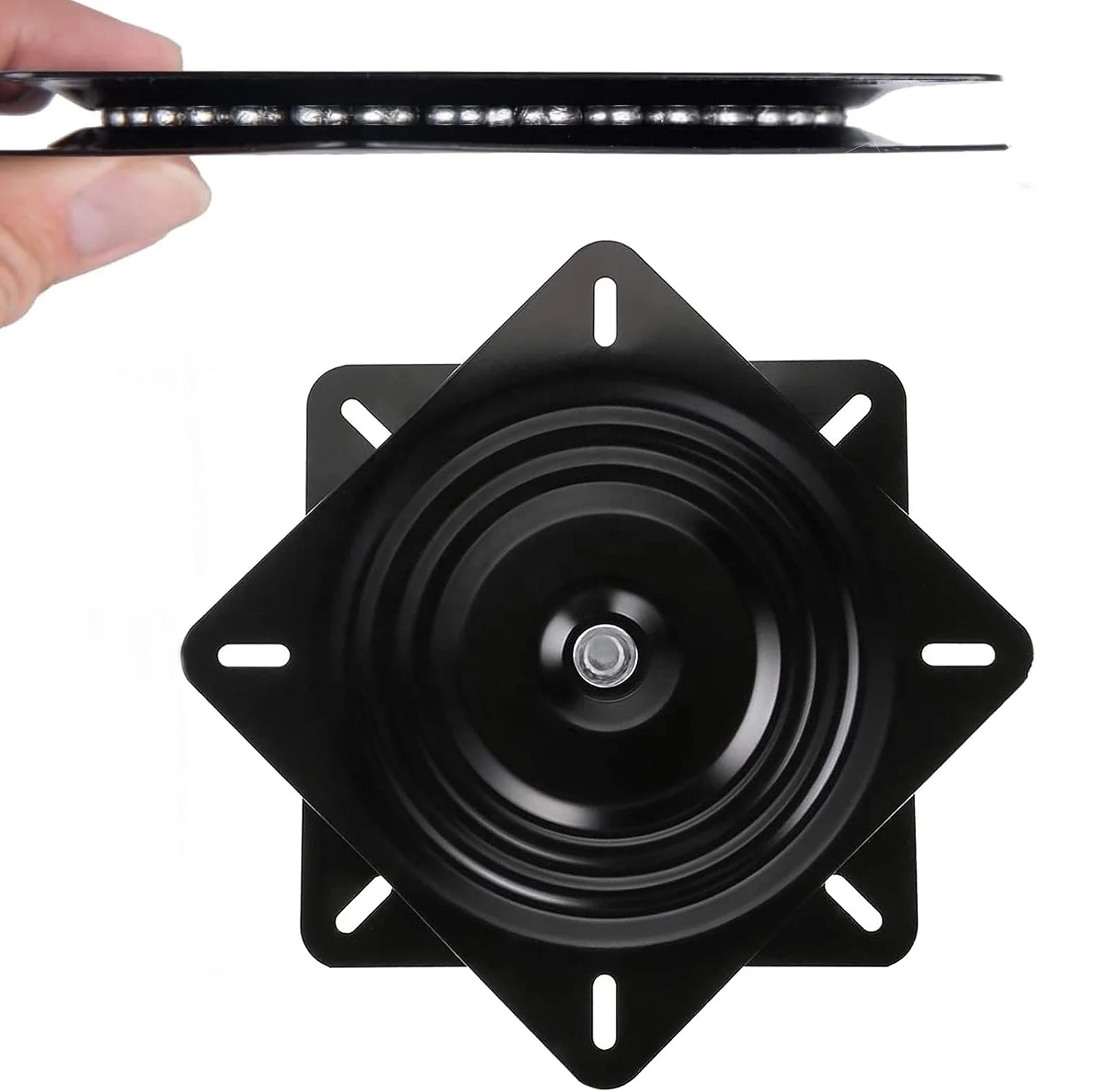 Heavy Duty Table Chair Metal Swivel Plate Turntable Bearing Industrial Rotary Swivel Seat Parts Hardware