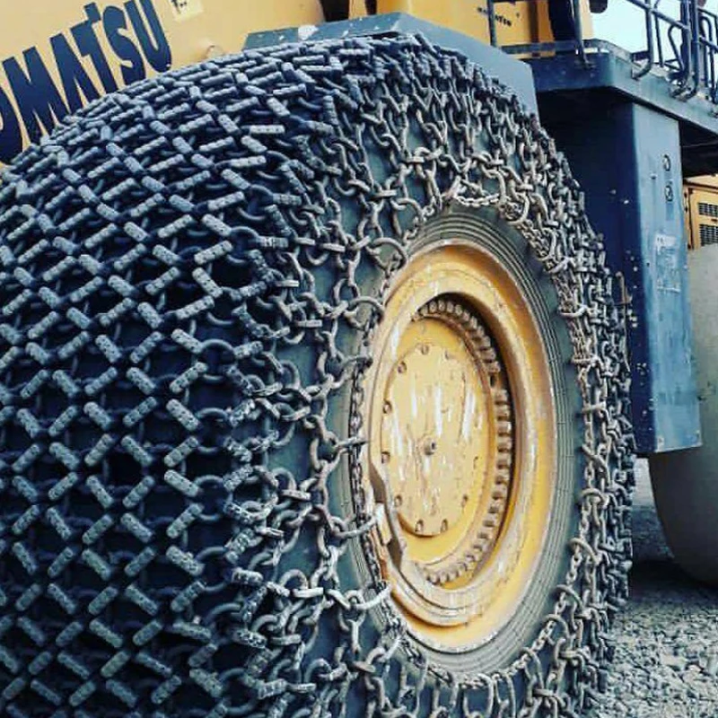 74mm link 22mm ring tire protection chain for 40/65-39-4  40/65-39-5 nylon bag packing