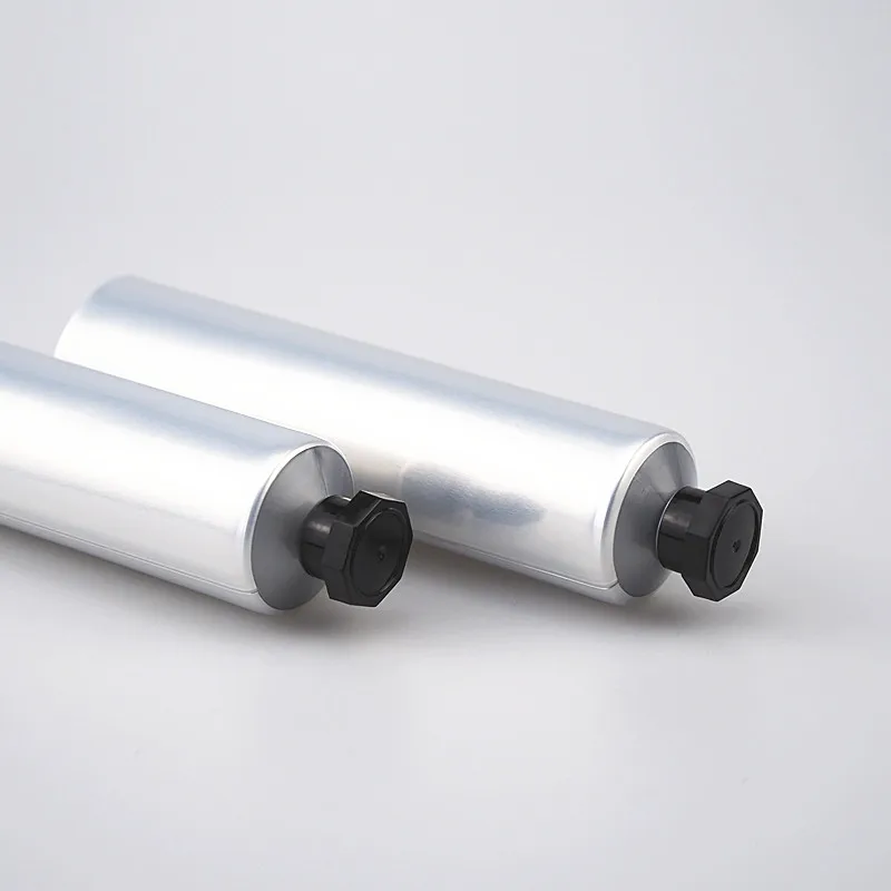 60g silver aluminum empty  cosmetic toothpaste soft tube