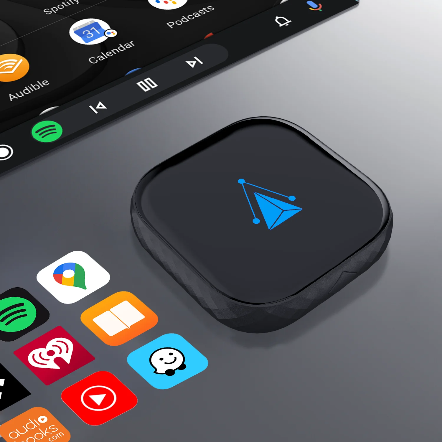 Ottocast Android Mini Smart AI Box Wired Android Auto to Wireless Auto Adapt Wireless Android Auto for Cars Personalized