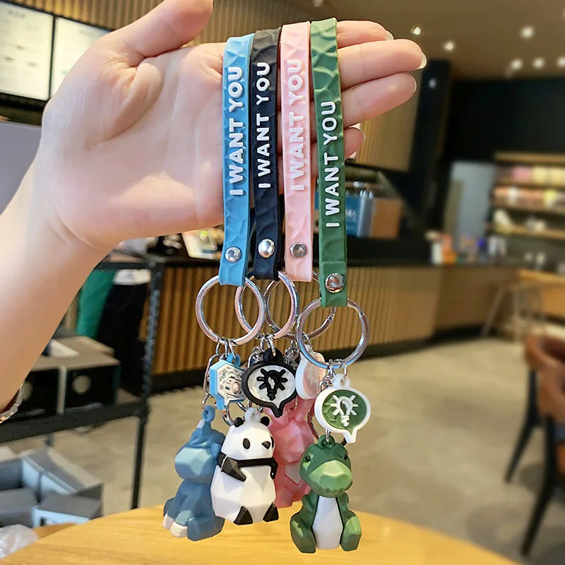 On Sale 3D Rubber PVC Anime Cartoon Gifts Bag Car Key Chain Promotion llaveros With Low Price