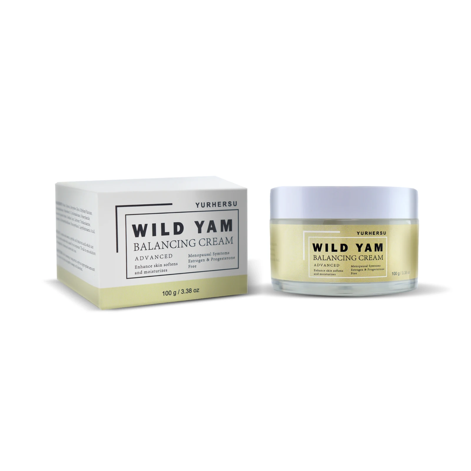 YURHERSU Wholesale Organic Skin Care Body Cream For Women Hormone Balances Wild Yam Cream