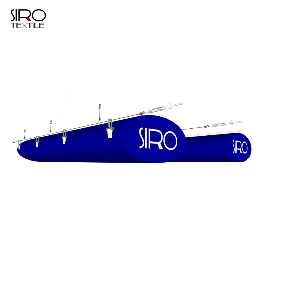 irregularly shaped oval/ellipse hvac fabric ducting