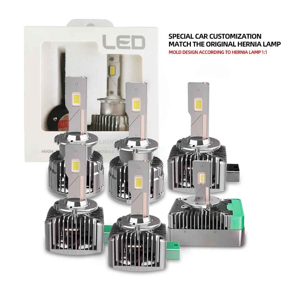 2PCS D1S LED Headlight Canbus HID D2S D3S D4S D5S D8S Auto Bulb 70W/Pair 3500LM Super Bright D1R D2R D3R D4R Car Lamp CSP 6000K