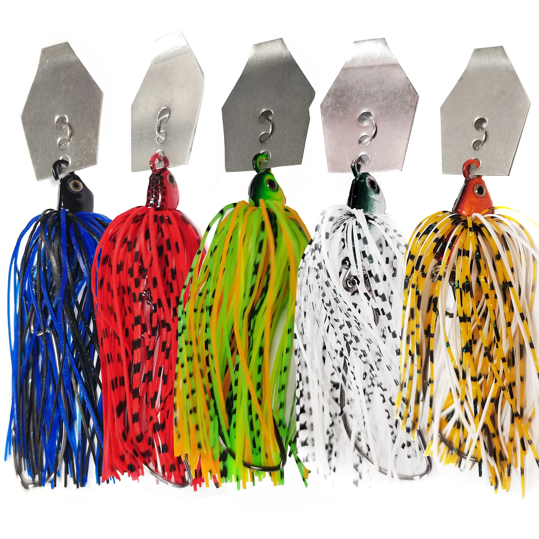 metal jig 12g 16g 20g Fishing bait skirt for bass lure kit spinner bait hard lure jig buzzbait sound rotating bait