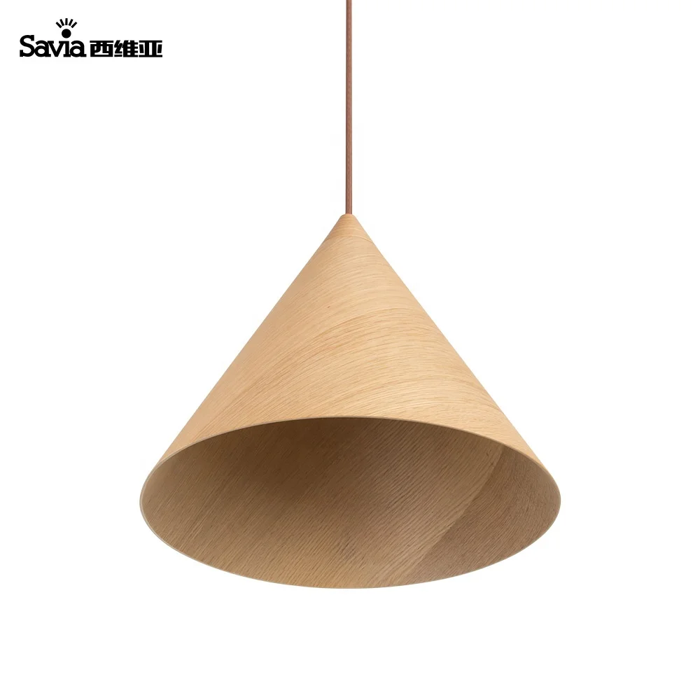 Savia Home Decorative Wood E27 Max.40w Ceiling Chandelier Pendant Light Hanging Lamps Suspension For Restaurant Bar Coffee Shop