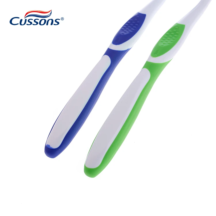 High Quality Surround Bristles Gum Massage Adult Soft Toothbrush with Tongue and Cheek Cleaner