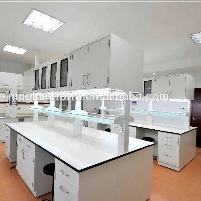 MAG 5 years warranty chemical and corrosion resistant CE Hpl laminate labtop/compcat matte finish table tops