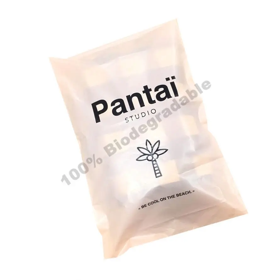 Whole Sale Beautiful Design Customized Luxury Printed Poly Mailer Bag Compostable Matte Mailing Bag Packaging Bag