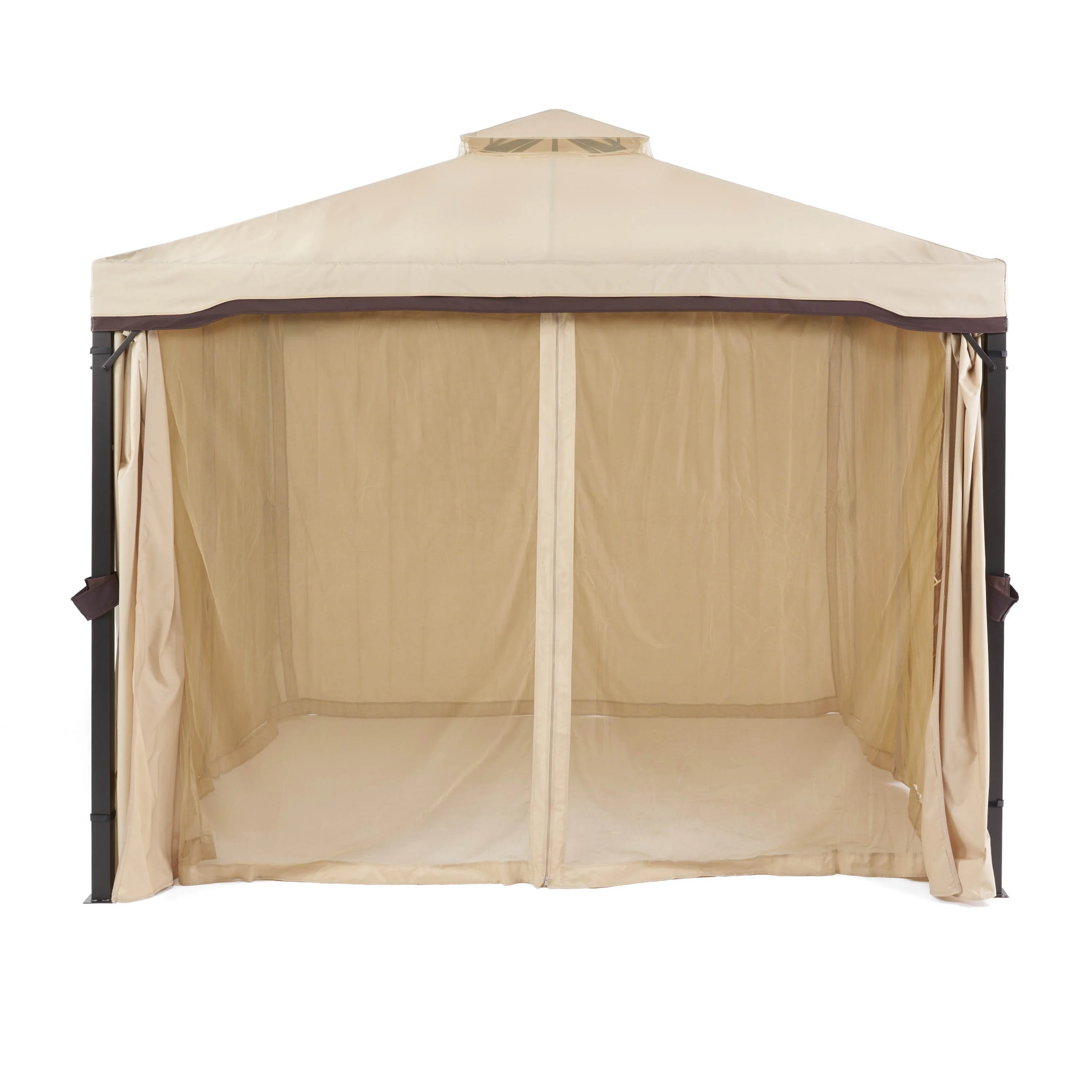 Free Shipping Outdoor Gazebo With Mesh and Curtain