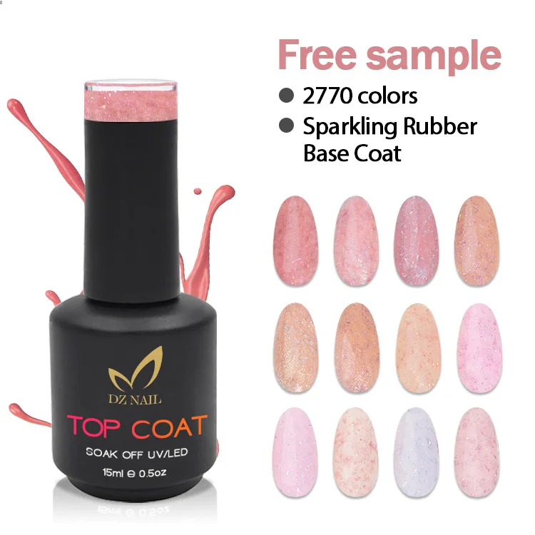 2024 DZ NAIL NEW Color Rubber Base Gel Custom Private Label High Pigment  colour uv gel polish