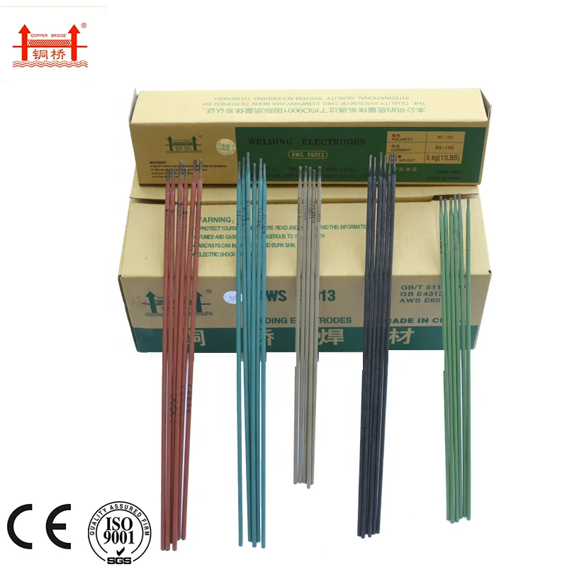 Factory Price 20 Low Carbon Steel Standard Temperature 1.5Mm Welding Rod Golden Welding Wire Bridge Brand Welding Electrodes