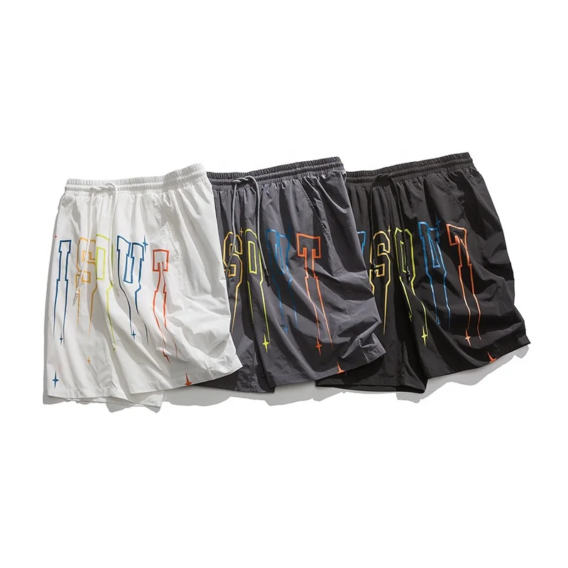 SDT-014 Custom Logo Bulls Beach Mesh Letter Printing Shorts Pants Digital Street Wear Gym Plus Size Basketball Printed Short