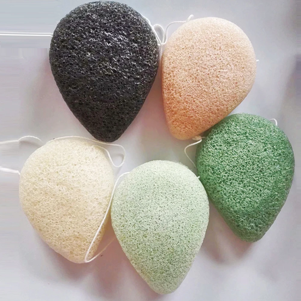 konjac sponge japan konjac sponge wholesale with tear drop shaped