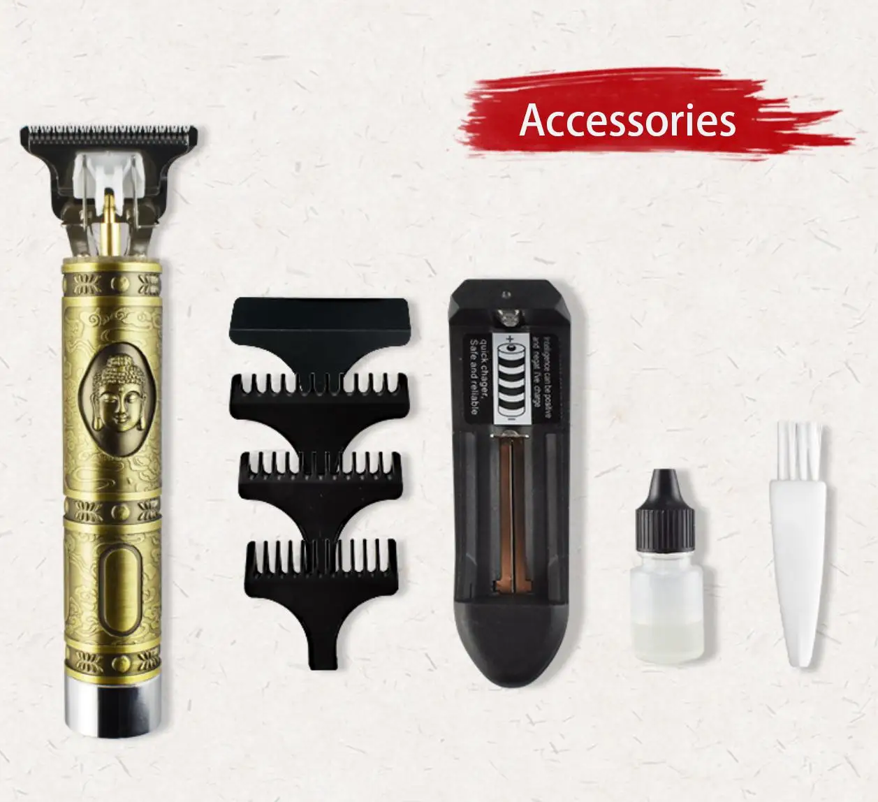 
Oil Head Clipper Hair Clipper For Personal Use Scoring Carving Professional Barber Shop Clipper Scissors Haircut Tool 