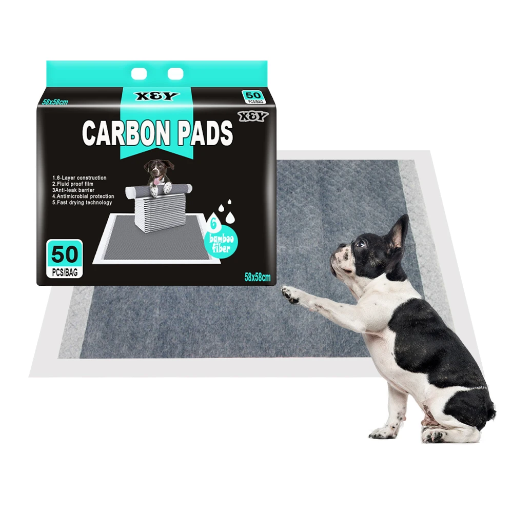 Bamboo Charcoal Urine Absorbent Dog Pee Pad Disposable Puppy Pet Training Pads