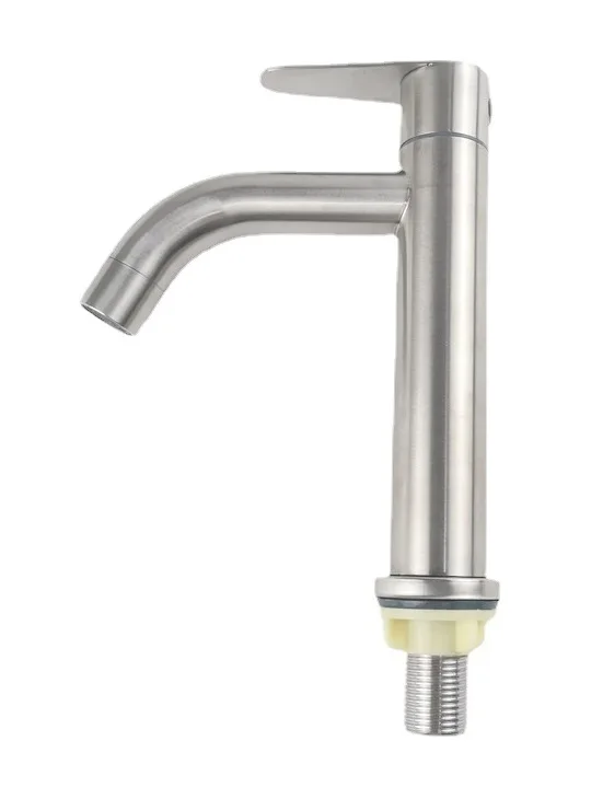 2024 Lead Free Stainless Steel Wash Face Bathroom Sink Faucets Mixer Basin Mixer Anti-scratch Water Tap Black Basin Faucets