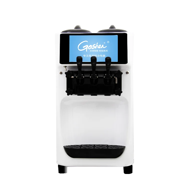 Three flavor soft ice cream machine soft serve ice cream making machine factory price