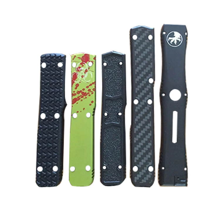 Microtechknife microteches otf haloing ultratech knife handle scale for outdoor camping