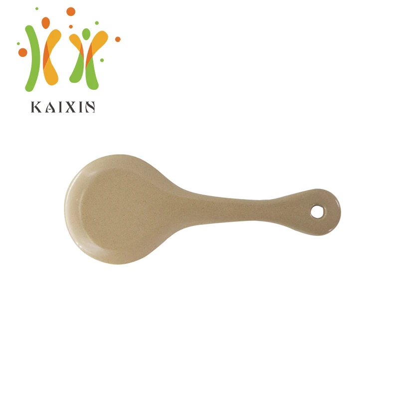 Long handle family dining room rice husk bamboo fiber cooking spoon ladle set kitchen