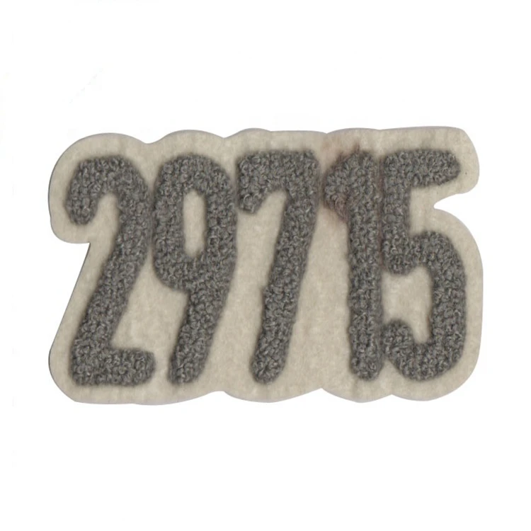 
Wholesale customized high quality personal corporate chenille embroidered patches for sweatshirt 