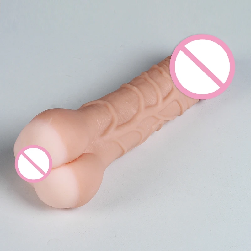 TPE new design usual look sex toy duel-purpose dildo realistic penis for women and men